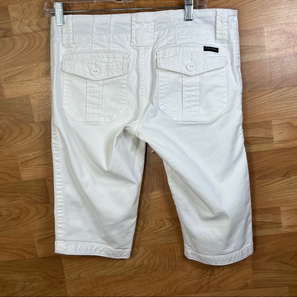 Sanctuary Clothing Size 29 Bermudas/Capris w/Front & Back Button Pockets - Picture 2 of 8